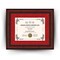 Indiana University 11x14 Diploma Frame for 8.5x11 Certificate Mahogany